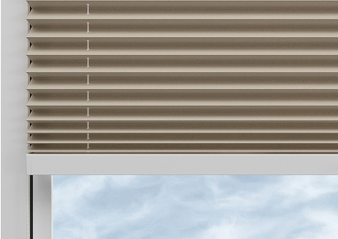 Solaris, Pumice - Stick Fit Pleated Blind - Image 11